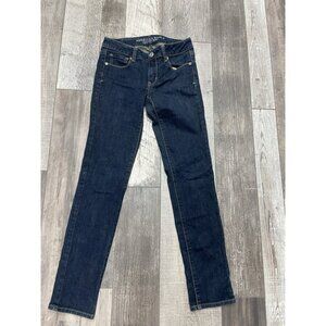 AMERICAN EAGLE Skinny Jeans Super Stretch Blue Trendy Denim Women's Size 4